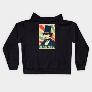 Isambard Kingdom Brunel Vintage Colors Kids Hoodie